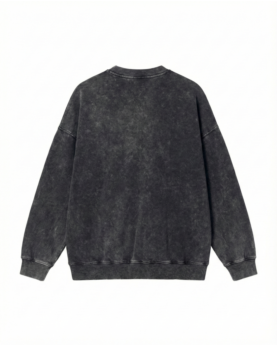 Men's Oversize Washed Sweatshirt 2