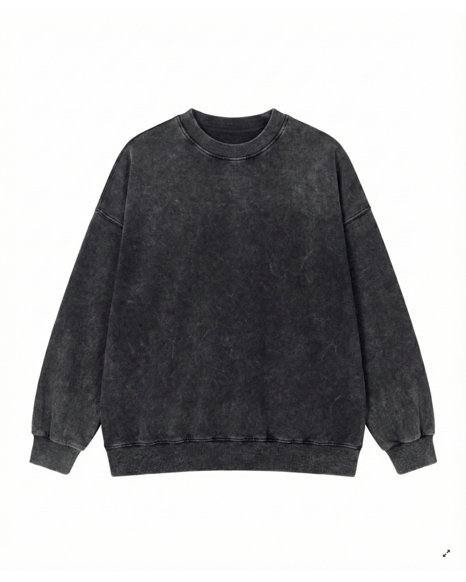 Men's Oversize Washed Sweatshirt