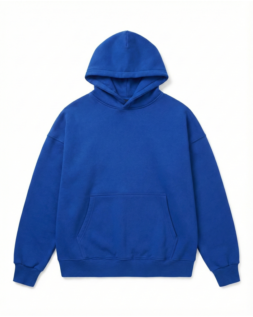 Men's Oversize Blue Hoodie