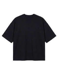 250GSM Oversize 100% Cotton Black T-Shirt