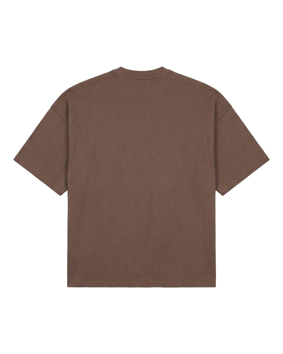 Коричневая Oversize Футболка 180–300 GSM | WoxWear 2