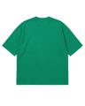 Green Basic T-shirt Oversize Fit 100% Cotton