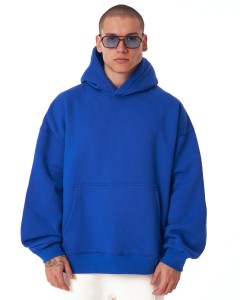 Oversize Blauer Herren Hoodie 320–500 GSM | WoxWear