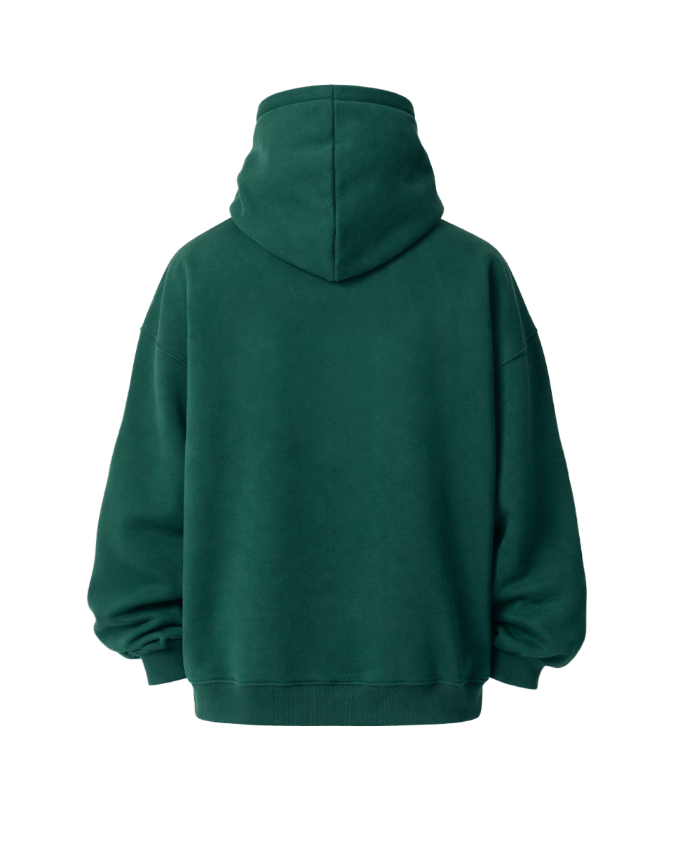 Oversize Groene Heren Hoodie 320–500 GSM | WoxWear 2