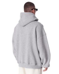 Oversize Fit Grijze Hoodie 100% Katoen 320–500 GSM | WoxWear