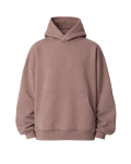 100% Cotton Oversize Fit Brown Hoodie