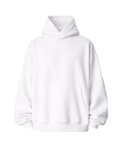 Белое Oversize Fit Худи 100% Хлопок 320–500 GSM | WoxWear