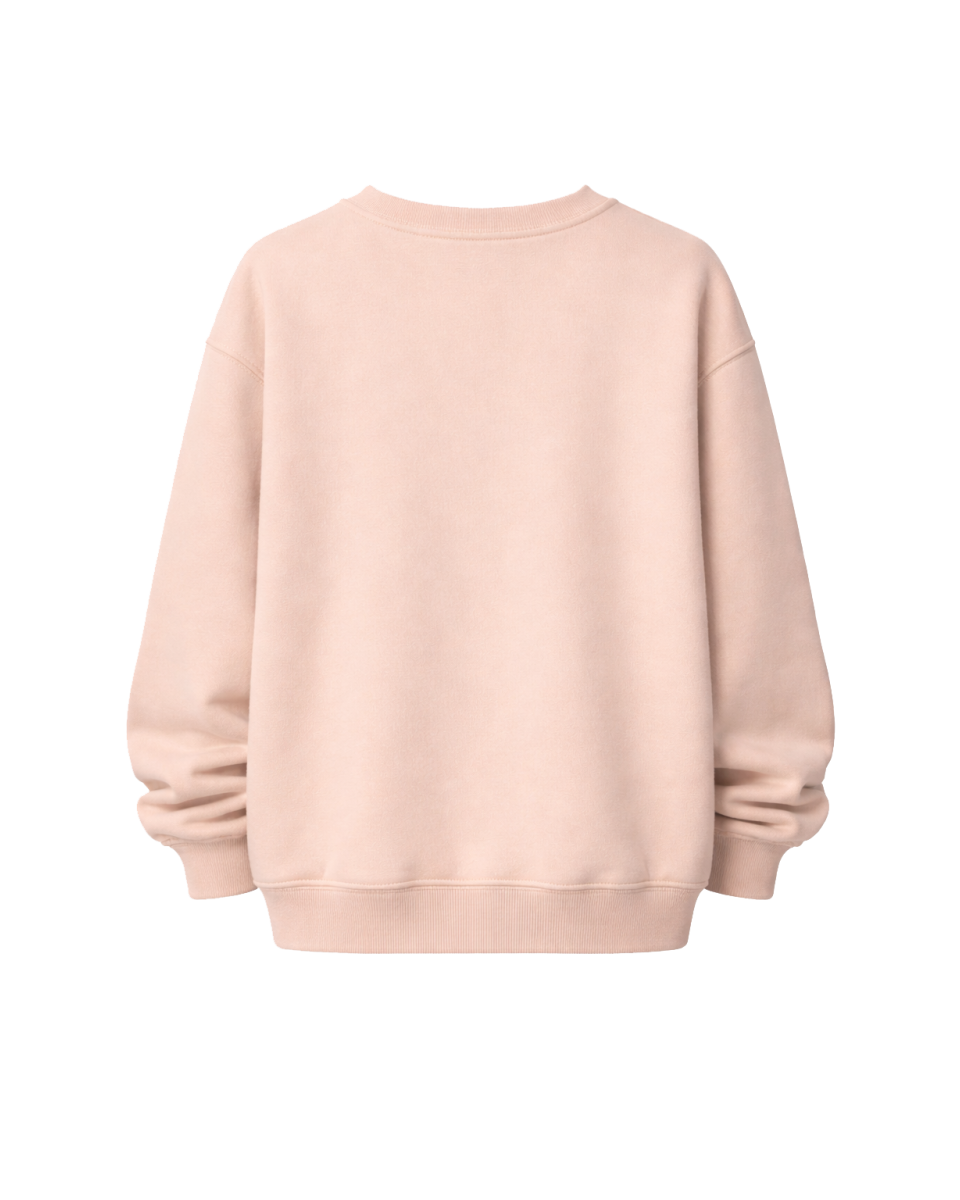 Oversize Fit Beige Sweatshirt 2