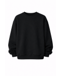 Siyah Oversize Fit Sweatshirt