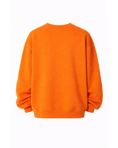 Oversized Fit Orange Sweatshirt
