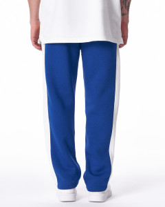 Men's Blue-White Color Oversize Jogger