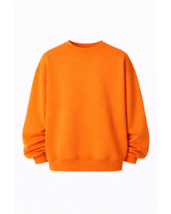Oversized Fit Orange Sweatshirt