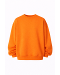 Oversized Fit Orange Sweatshirt