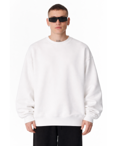 Weißes Oversize Fit Sweatshirt 320–500 GSM | WoxWear