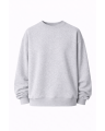 Men's Regular Fit 100% Cotton Gray Sweatshirt