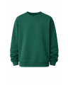 Men's Regular Fit 100% Cotton Green Sweatshirt