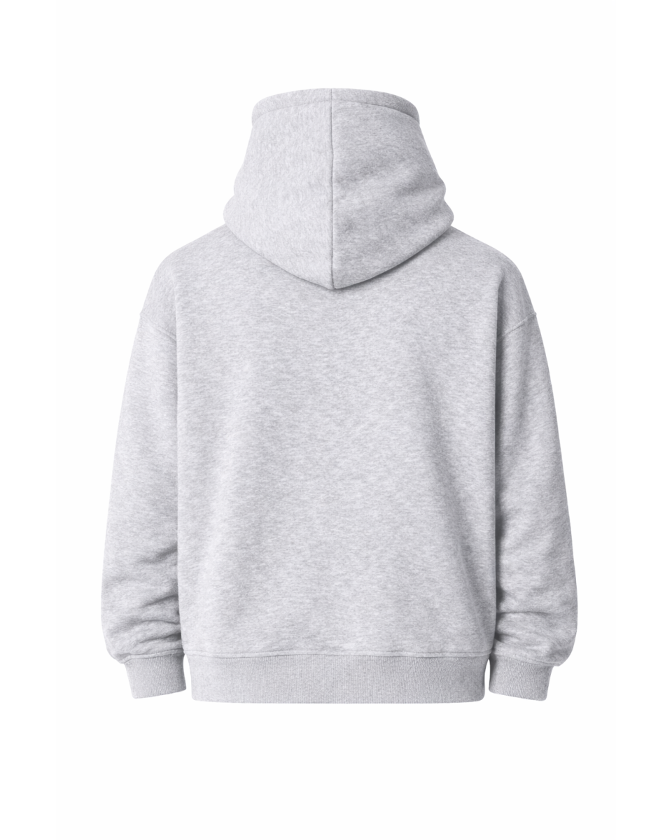 Hoodie Regular Fit Gris 100% Algodón 320–500 GSM | WoxWear 2