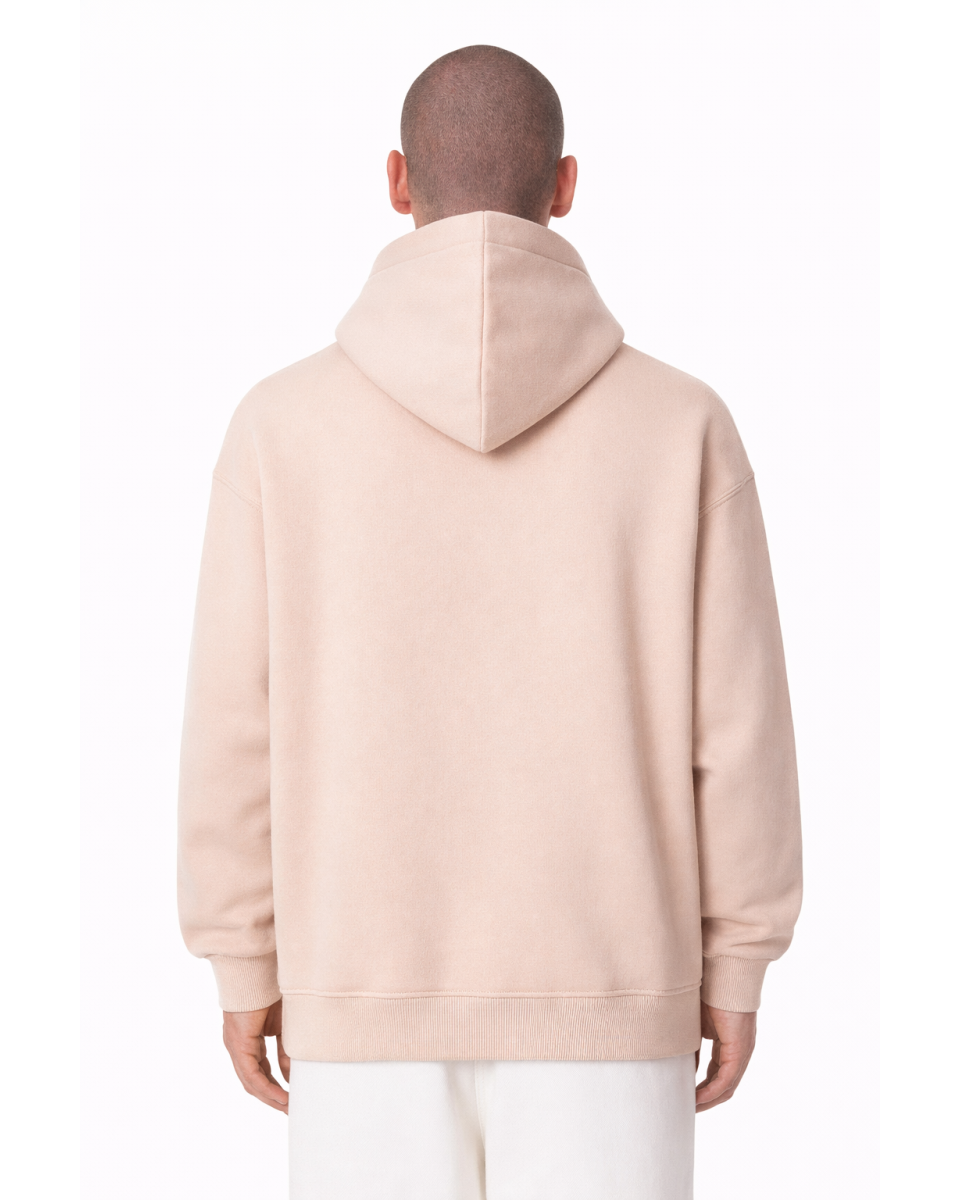 Бежевое Regular Fit Худи 100% Хлопок 320–500 GSM | WoxWear