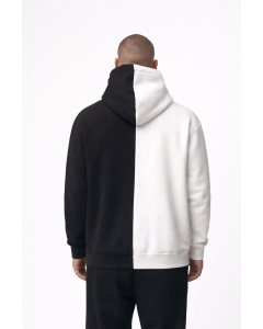 Hoodie Regular Fit Nero-Bianco 100% Cotone 320–500 GSM | WoxWear