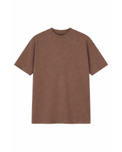 Men's Brown T-Shirt Regular Fit 100% Cotton