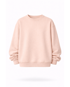 Women's Oversize Fit Beige Sweatshirt | WoxWear
