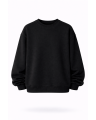 Women's Black Oversized Fit Sweatshirt