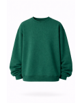 Women's Oversize Fit Green Sweatshirt