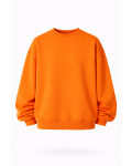 Women's Oversized Fit Orange Sweatshirt