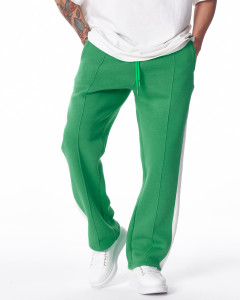 Men's Green-White Oversize Jogger
