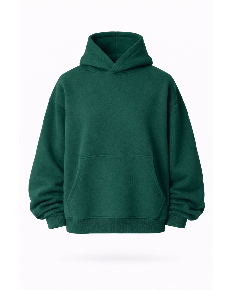 Women's Oversize Green Hoodie 2