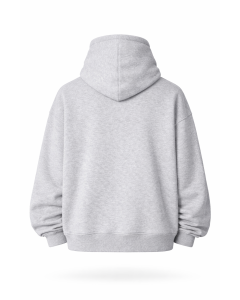 Damen Oversize Fit Graues Hoodie 100% Baumwolle 320–500 GSM | WoxWear