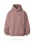 Women's 100% Cotton Oversize Fit Brown Hoodie