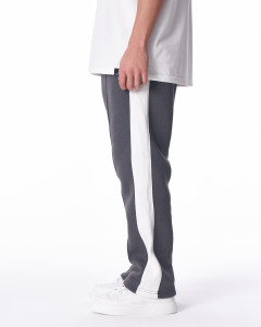 Men's Gray-White Color Oversize Jogger