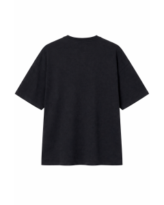 Women's Oversize 100% Cotton Black T-Shirt