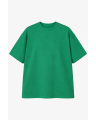 Women's Green Basic T-shirt Oversize Fit 100% Cotton