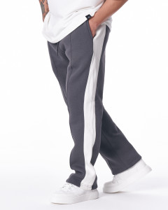 Men's Gray-White Color Oversize Jogger