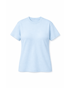 Dames Lichtblauwe Regular Fit T-Shirt 100% Katoen 180–300 GSM | WoxWear