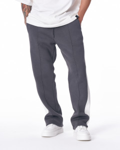 Men's Gray-White Color Oversize Jogger