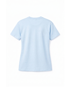 Dames Lichtblauwe Regular Fit T-Shirt 100% Katoen 180–300 GSM | WoxWear
