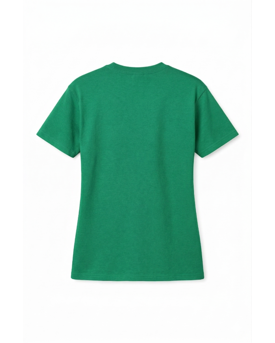 T-Shirt Donna Regular Fit Verde 100% Cotone 180–300 GSM | WoxWear 2