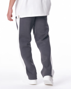 Men's Gray-White Color Oversize Jogger