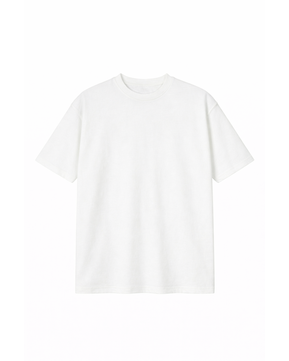 Kadın Regular Fit %100 Pamuk Beyaz T-Shirt 180–300 GSM | WoxWear