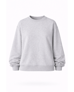 Женский Серый Свитшот Regular Fit 320–500 GSM | WoxWear