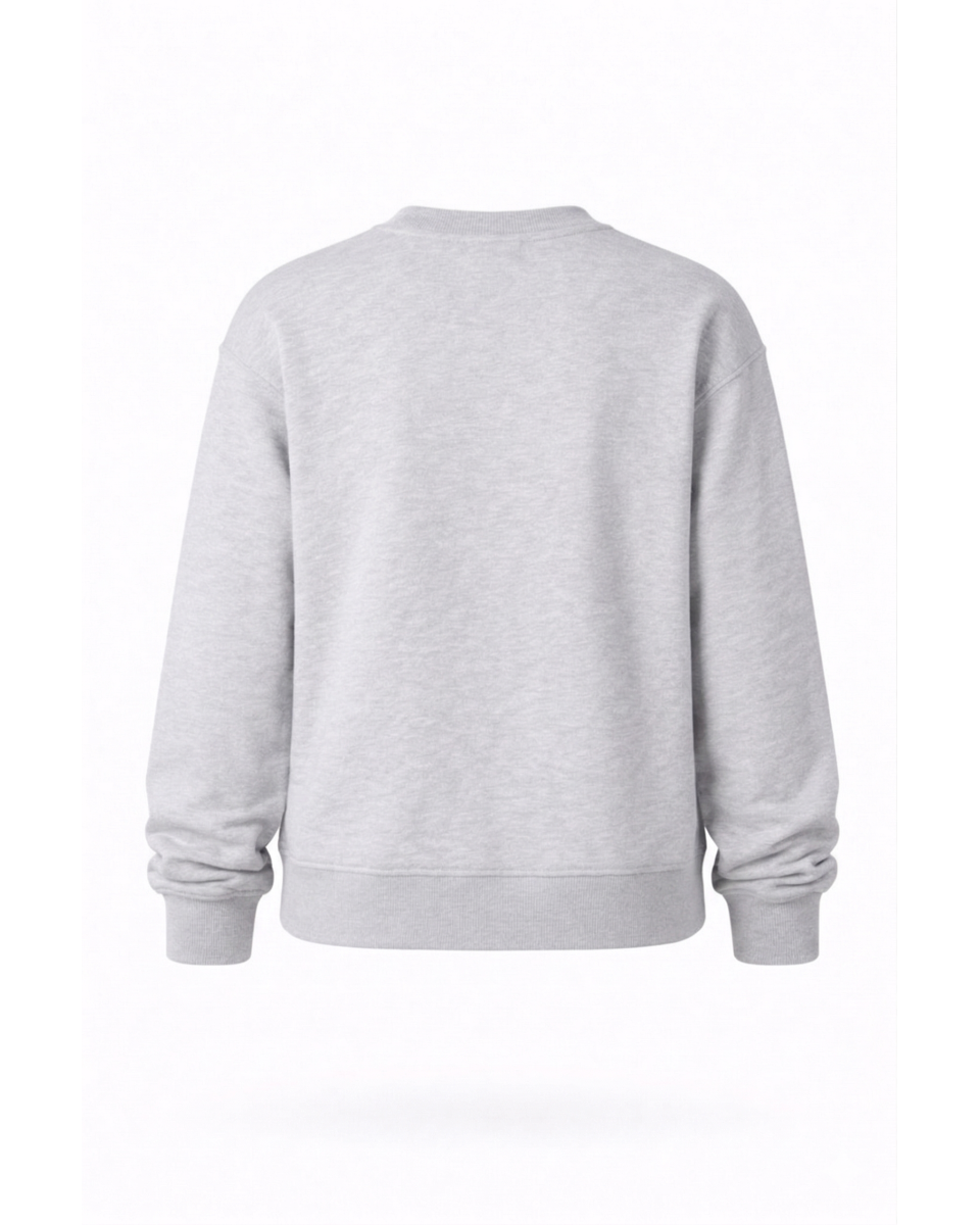 Damen Regular Fit Graues Sweatshirt 320–500 GSM | WoxWear 2