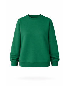 Felpa Donna Verde Regular Fit 100% Cotone 320–500 GSM | WoxWear