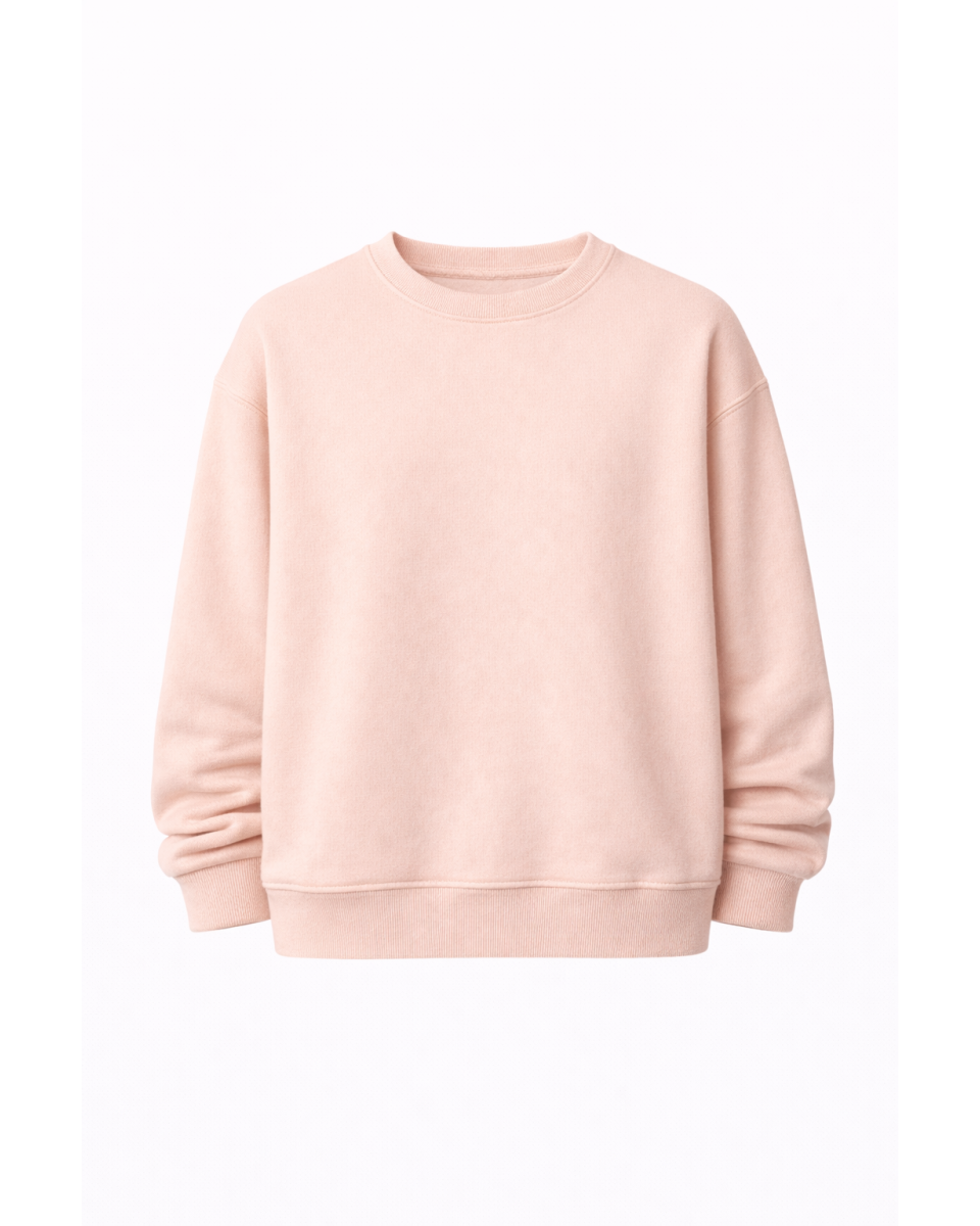 Dames Beige Regular Fit Sweatshirt 320–500 GSM | WoxWear
