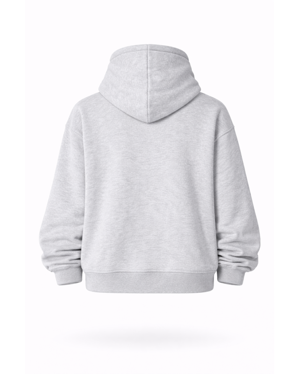 Damen Regular Fit Graues Hoodie 100% Baumwolle 320–500 GSM | WoxWear 2