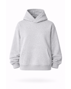 Женское Серое Худи Regular Fit 100% Хлопок 320–500 GSM | WoxWear