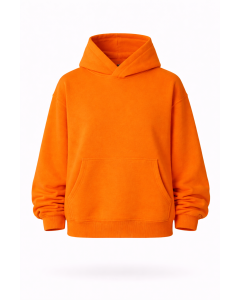 Sudadera con Capucha Naranja Regular Fit Mujer 100% Algodón 320–500 GSM | WoxWear