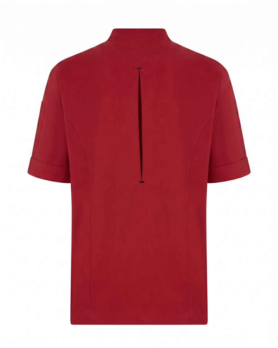 Classic Short Sleeve Red Chef Shirt | WoxWear 2